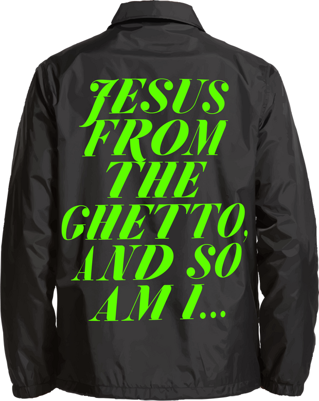 JESUS FROM THE GHETTO, COACH JACKET
